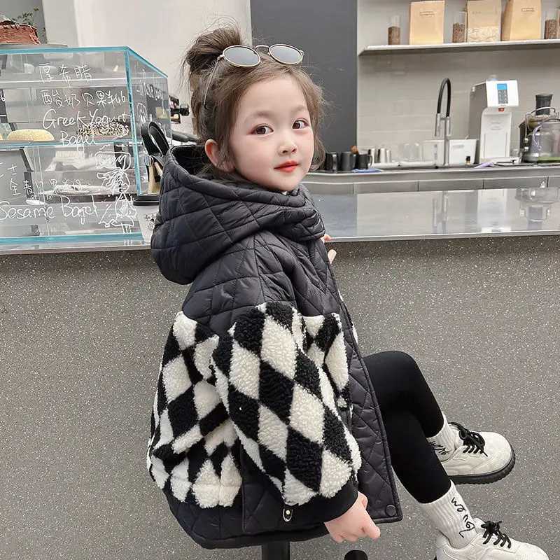 Thick Girl Cotton Coat New Baby Cotton Coat Winter Girl Cotton Coat Childrens Winter Clothing M241018