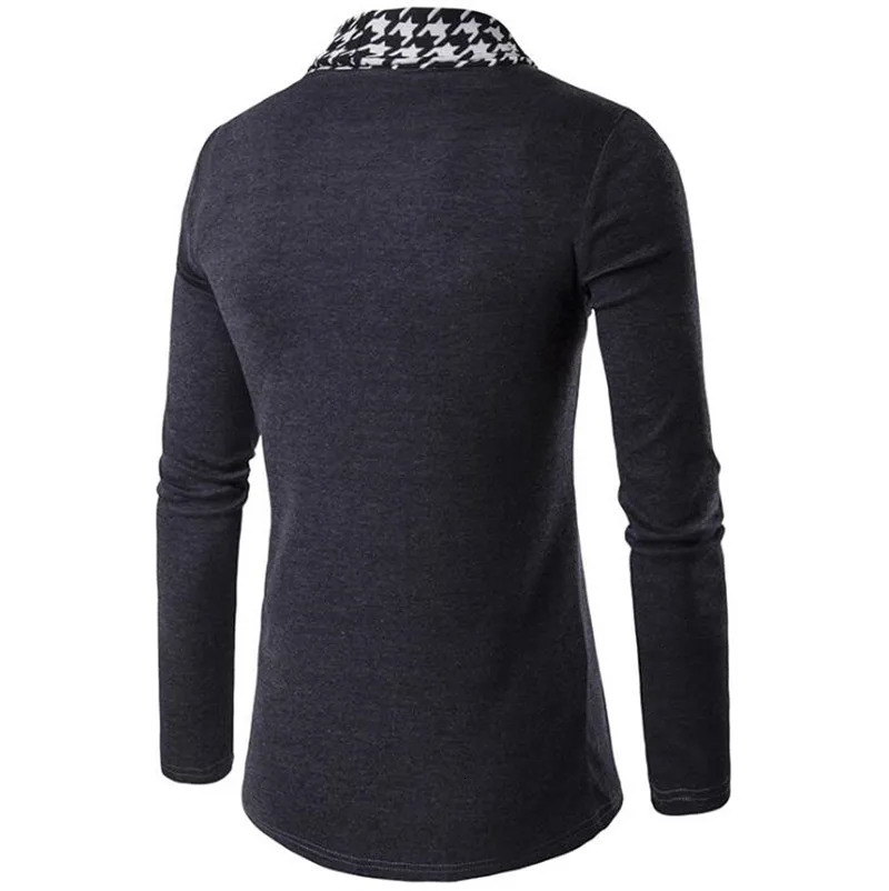 Autumn Winter Classic Cuff Knit Cardigan Mens Sweaters High Quality Men Knitted Coats Male Knitwears 241018