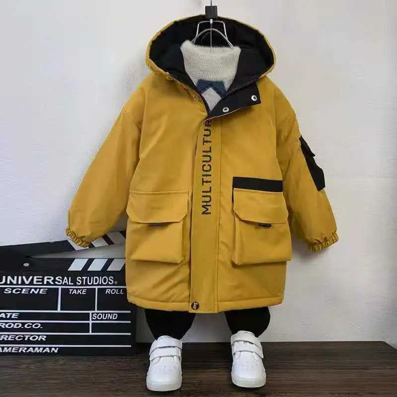 Boys outerwear cotton cheap thick velvet winter and autumn school gift outerwear childrens clothing M241018