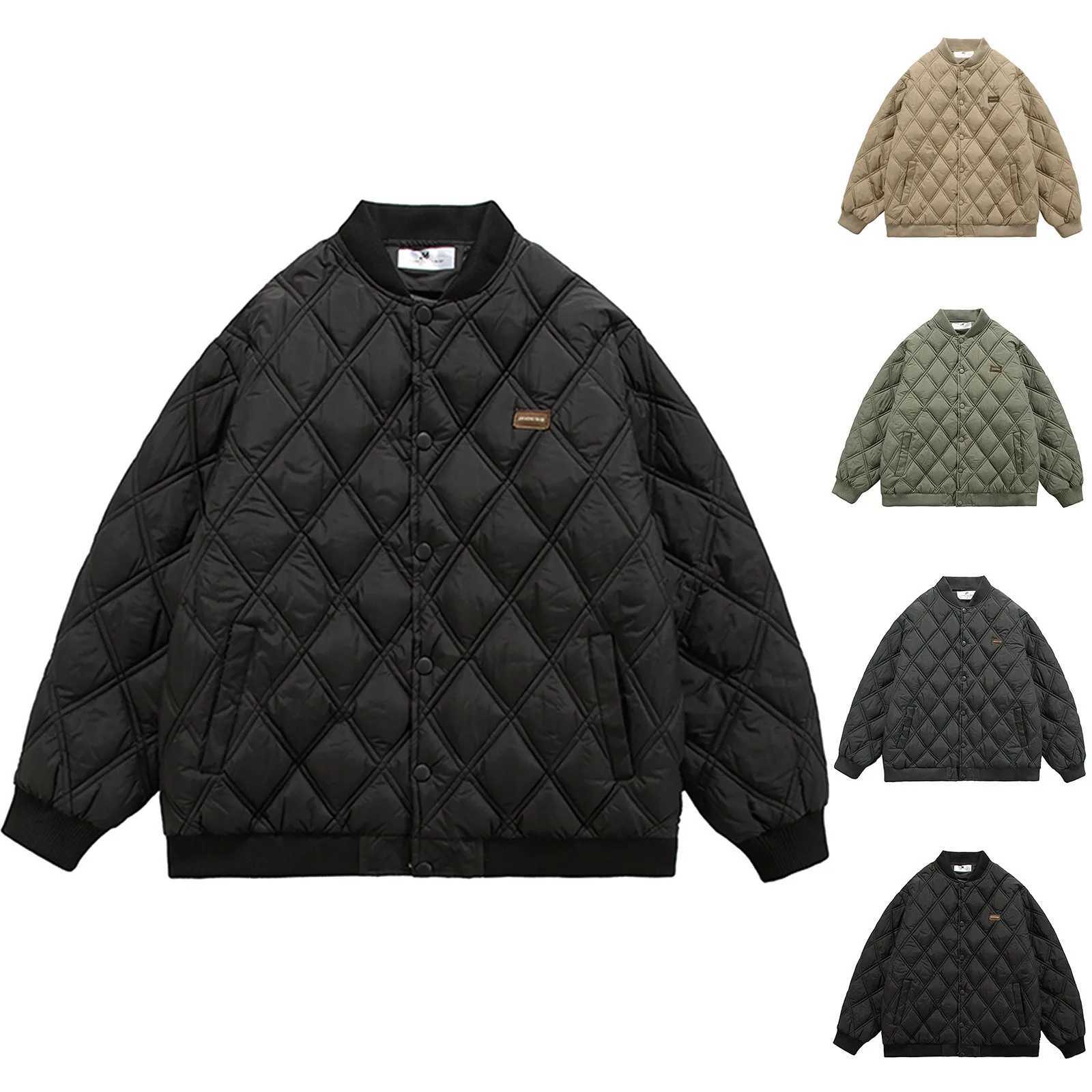 Winter Jacket For Men Autumn And Winter Long Sleeve Warm Pocket Loose Shirt Top Jacket Coats Ropa Hombre LX241018