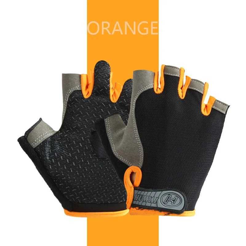 Profit Gym Fitn Breathable Non slip Womens Half Finger Summer Fishing Bike Finger Gloves Fa BikeW241018