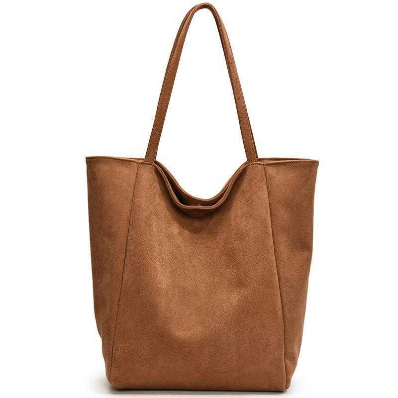 CMM Leisure Commuting Suede Large Capacity Bag for Women New Autumn and Winter Shoulder Bag Soft Tote Bag