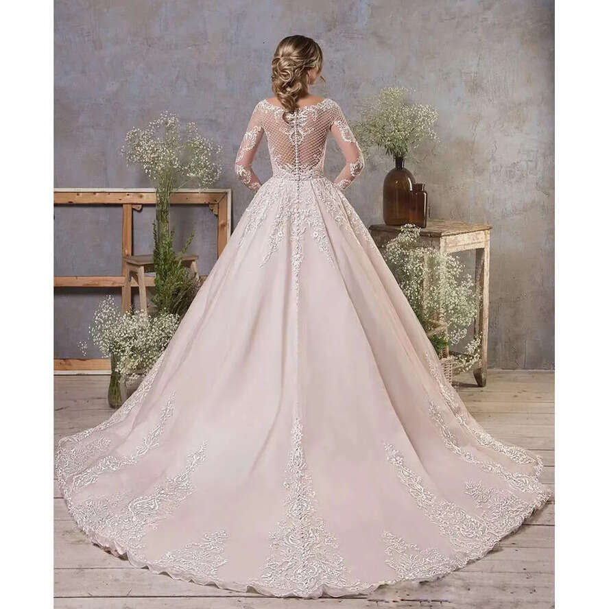 With Mermaid Elegant Lace Sleeve Dress Long Backless Tulle Applique Detachable Train Formal Ocn Custom Made Or Length