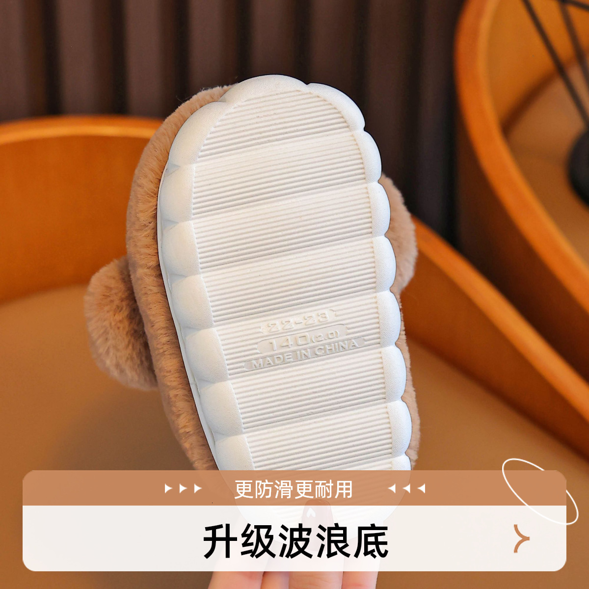 Comfortable Autumn Cotton Slippers for Girls and Boys Ages 1-3 - Cozy Home Shoes