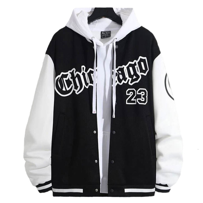 Autumn Coat Letter Printed Golf Wear Men Baseball Jacket Spring Casual Long Sleeve O-Neck Jackets Men's Coats S-Xxl