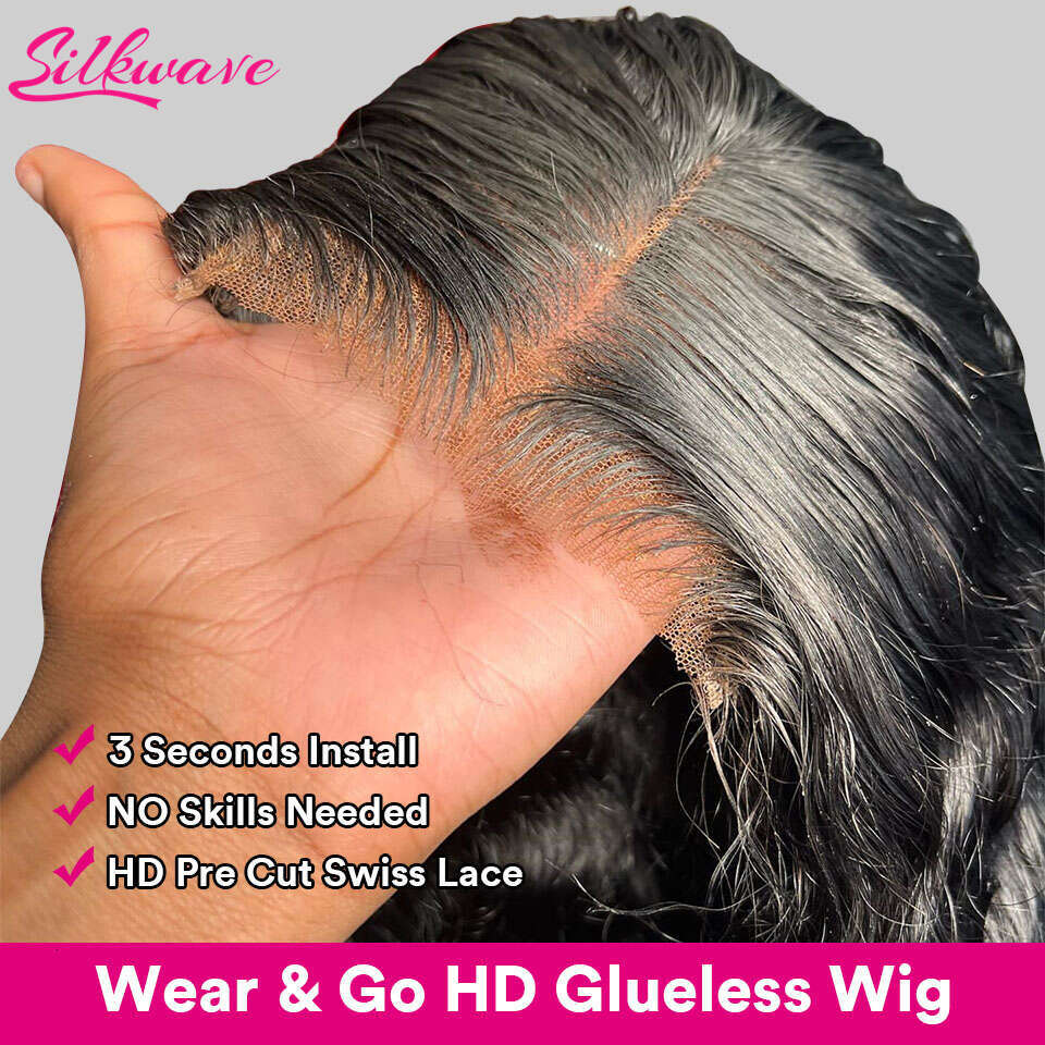 Curly Wear and Go Glueless Preplucked 100% Human Wigs Ready To Go Pre-Cut 5x5 Hd Lace Closure Wig Deep Water Wave Wig for Women