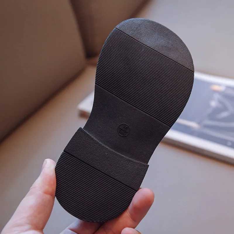 Boots Diamond girl socks shoes childrens leather boots autumn and winter baby fashion anti slip rubber sole H241018