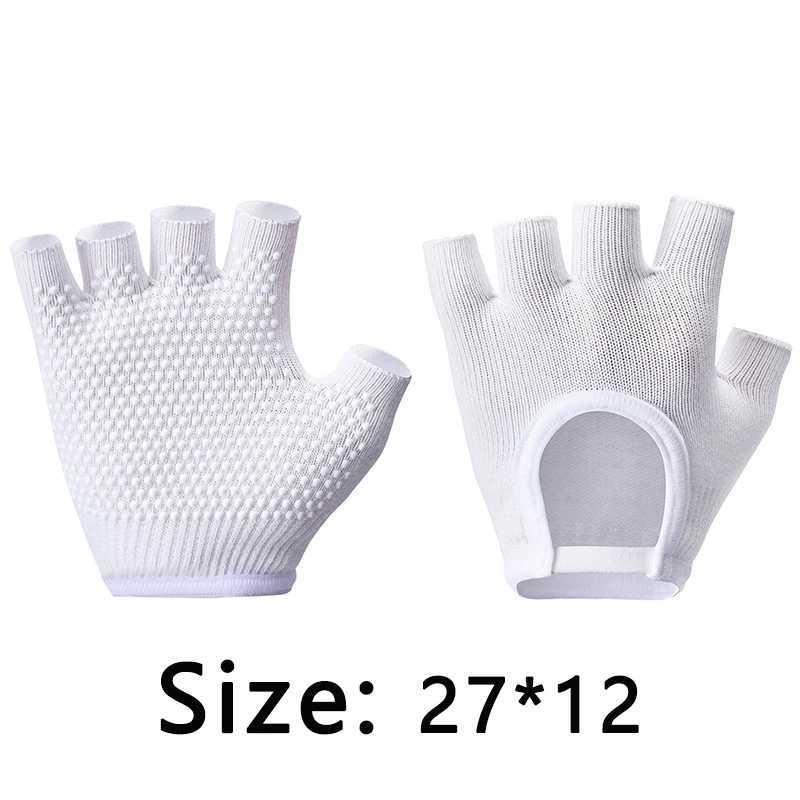 Womens Non slip Yoga Gloves Cotton Half Finger Gloves Breathable Outdoor Bicycle Bicyc Pilates Sports Fishing GlovesW241018333