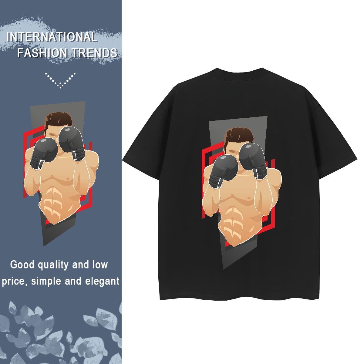 2024 Designer Womens T Shirts 230g Pure Cotton Short Sleeve O-Neck Daily Wear portrait Women Tshirts Soft Custom Printing Tops Tees