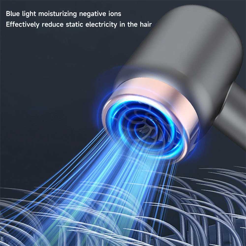 Cordless hair dryer travel hair dryer hot/cold air mode charging/plug-in suitable for both women and men W241018
