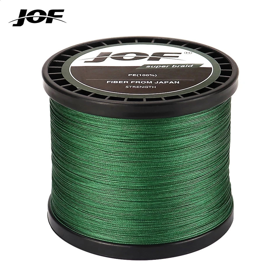 JOF 4 Strands Braided Fishing Line Multifilament 300M 500M 1000M Carp Japanese Wire Accessories Pe 241007