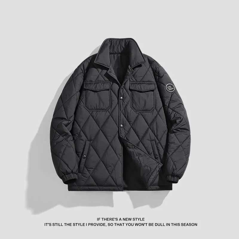 New Trend Cotton Jacket Autumn/winter Korean Version Thickened Cotton Jacket Short Cotton Jacket Mens Collar LX241018