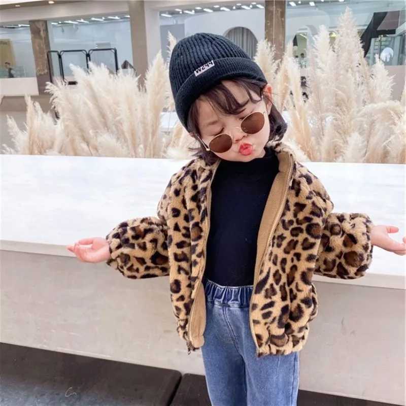 Girls and Childrens Winter Panther Childrens Coat Cotton Jacket High Quality Comfortable Cute Baby Clothing M241018