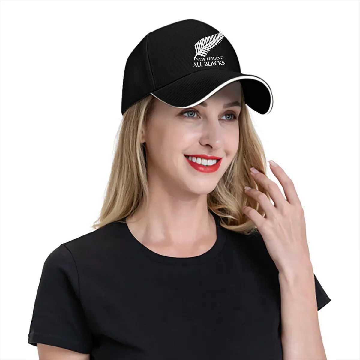 Summer Cap Sun Visor All Blacks Rugby Hip Hop Caps Peaked HatsX241018