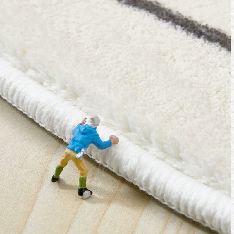 Floral shaped wardrobe floor mat large area carpet bedroom thick dress carpet Nordic living room decoration plush carpet 241017 M260207 - view 7
