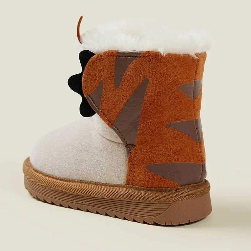 Boots Childrens winter warm boots casual shoes for girls cute animal cotton snow boots fashionable boys winter cotton shoes sports shoes H241018