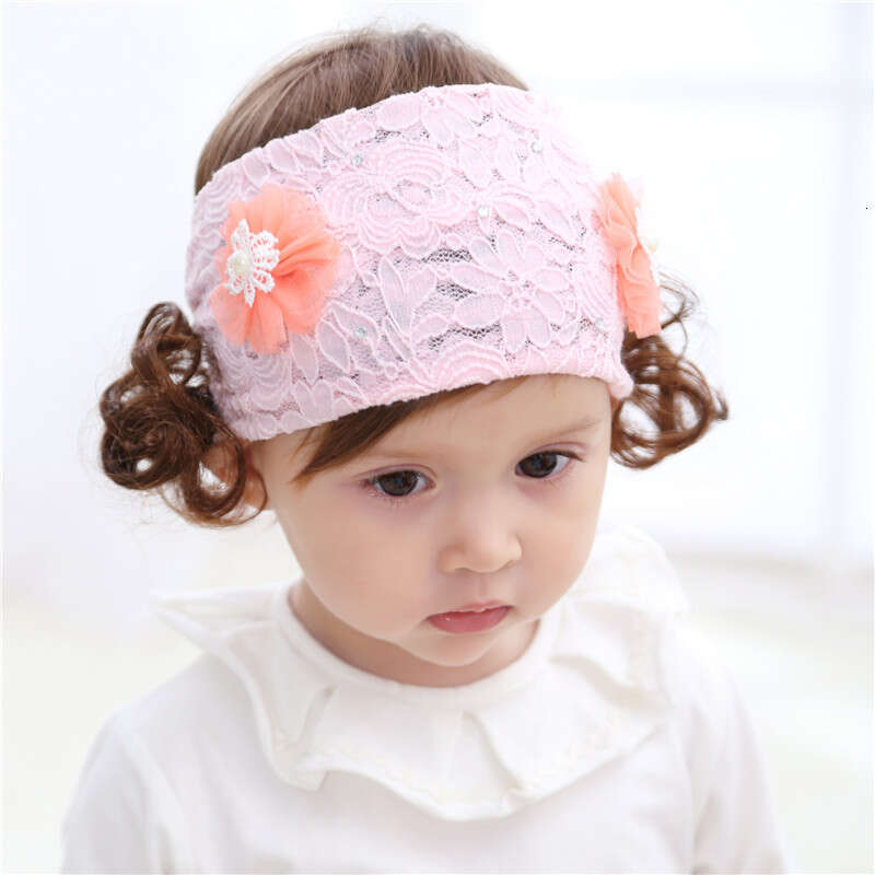 Lace Wig, Widened Baby Headband, Hot Diamond Hair Accessory, Cute Children's Headband Accessory
