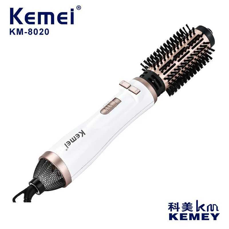 Kemei KM-8020 Adjustable Multifunctional Electric Hair Dryer Curling Comb Temperature Rapid Heating Seche Cheveux Professional Edition W241018