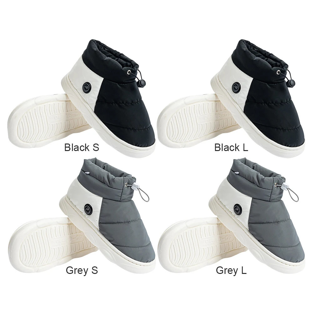 Neutral winter heating shoes rechargeable electric heating slider warm snow boots warm shoes241018