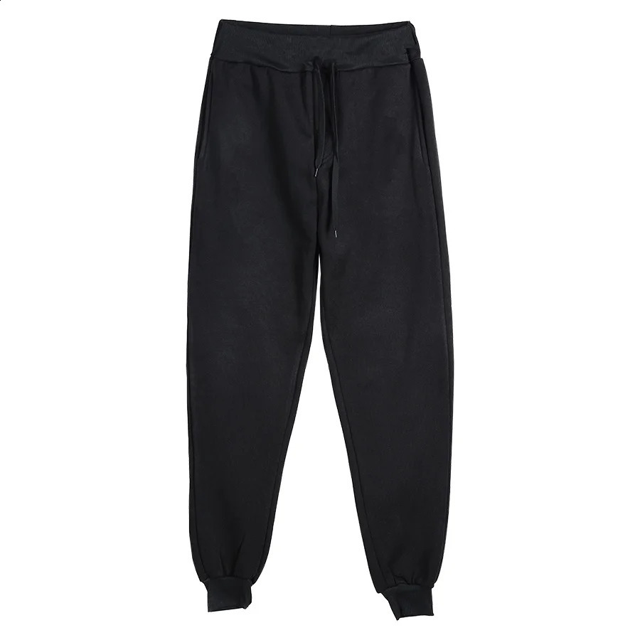 Joggers Sweatpants Men and Women Elastic Waist Lose Casual Trousers white beige pink yellow Hip Hop Mens Sweat Pants 241010