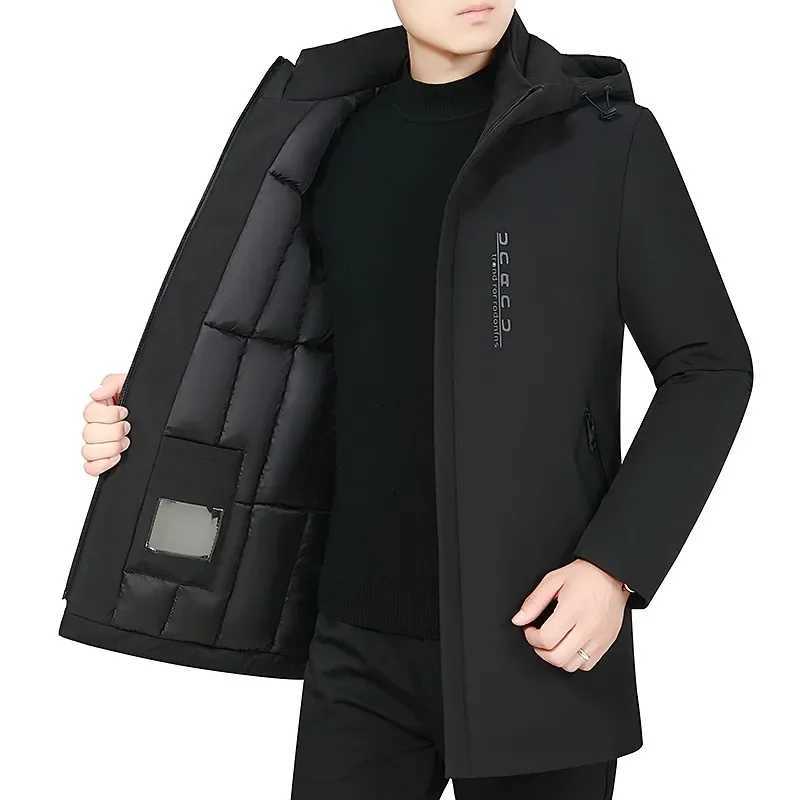 High Quality Winter Parka Men Thicken Cotton Jacket male Hooded Outwear Windproof Warm Coat Hooded Plus Size Overcoat Clothing LX241018