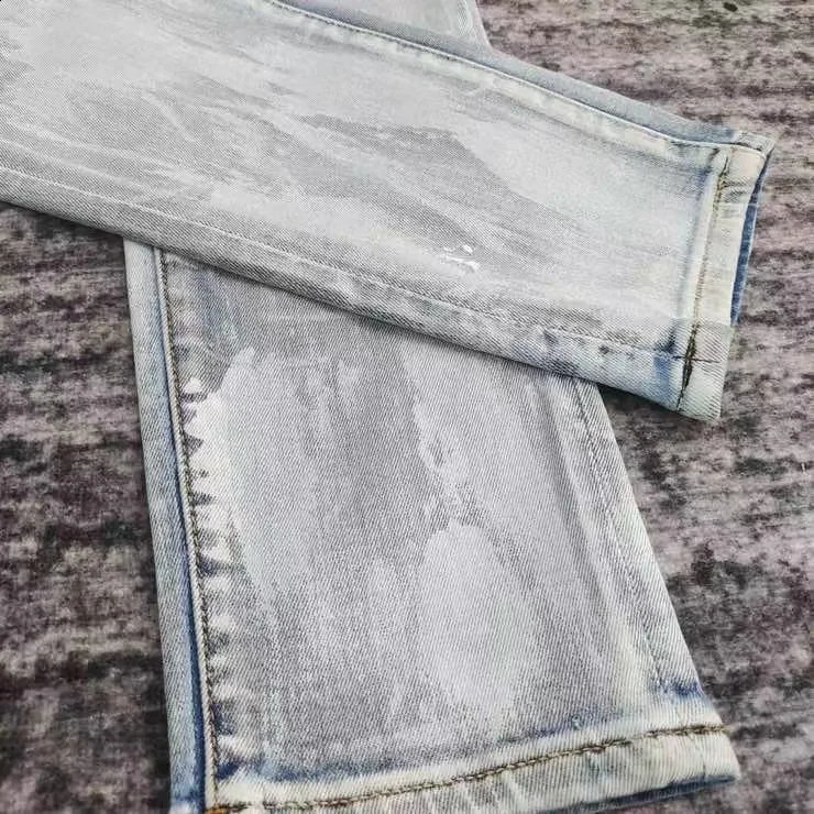 men brushed paints slim fit jeans 241010
