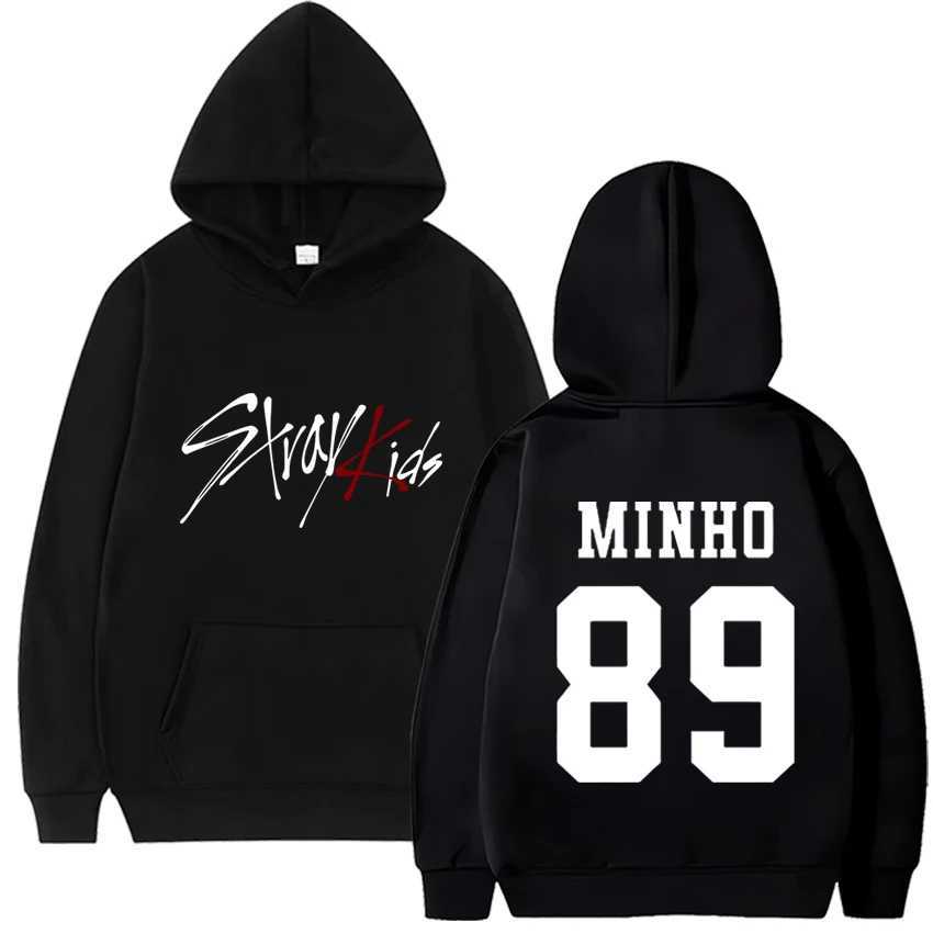 Trend Kpop Stray Kids SKZ Hooded sweatshirts Men Women Fleece Straykids Seungmin FELIX HYUNJIN JEONGIN MINHO Printed HoodieC241018
