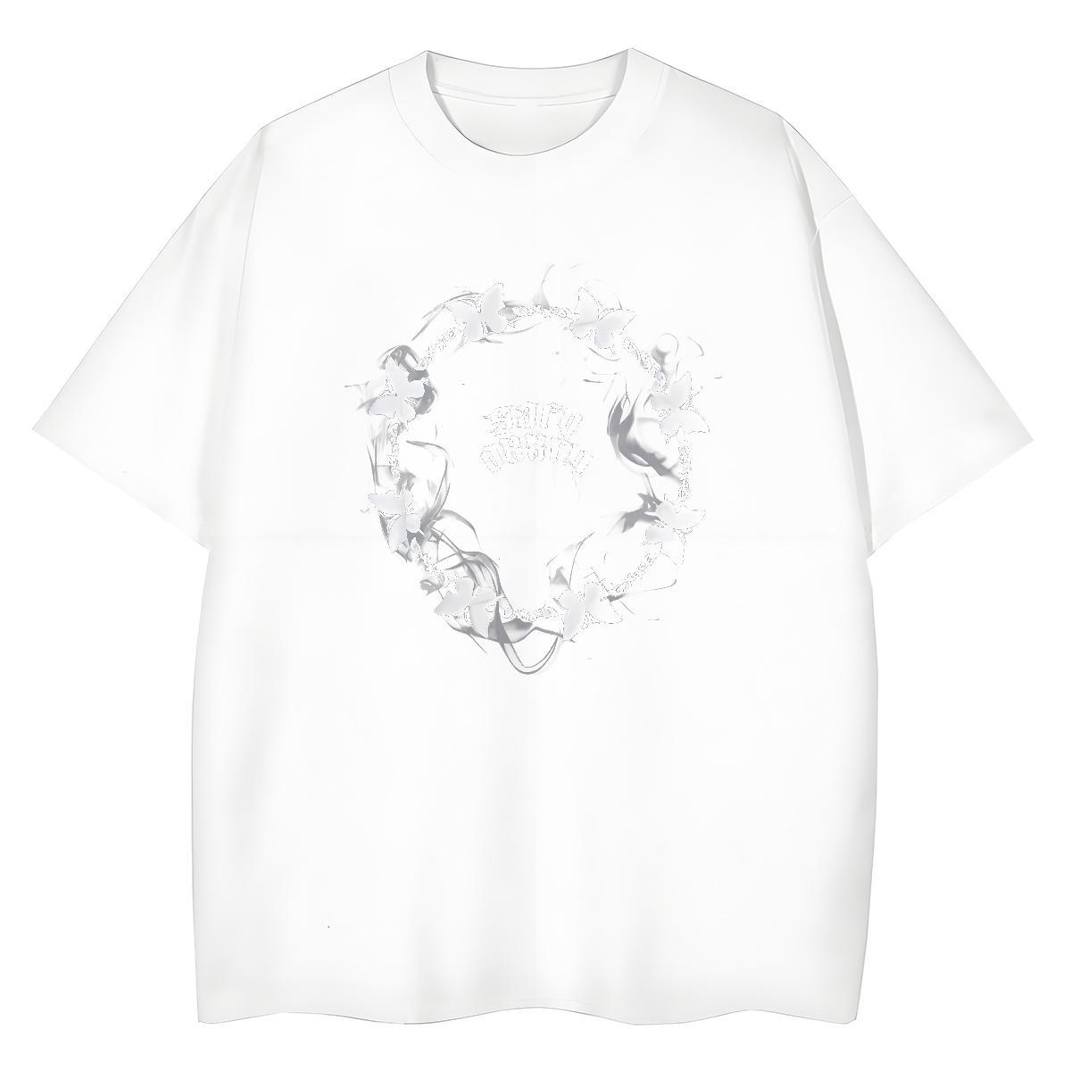 New Arrival T-Shirts 230g 100% Cotton Comfortable Summer Casual The Cross Women Tees 5A Custom Printed Top Tees