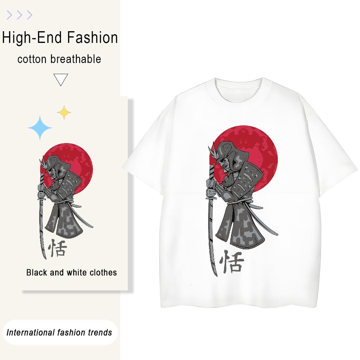 TOP Quality Woman T Shirts 230g Pure Cotton Crew Neck Breathable Hip Hop Street portrait Womens Tshirts High quality Oversized L-4XL Wear