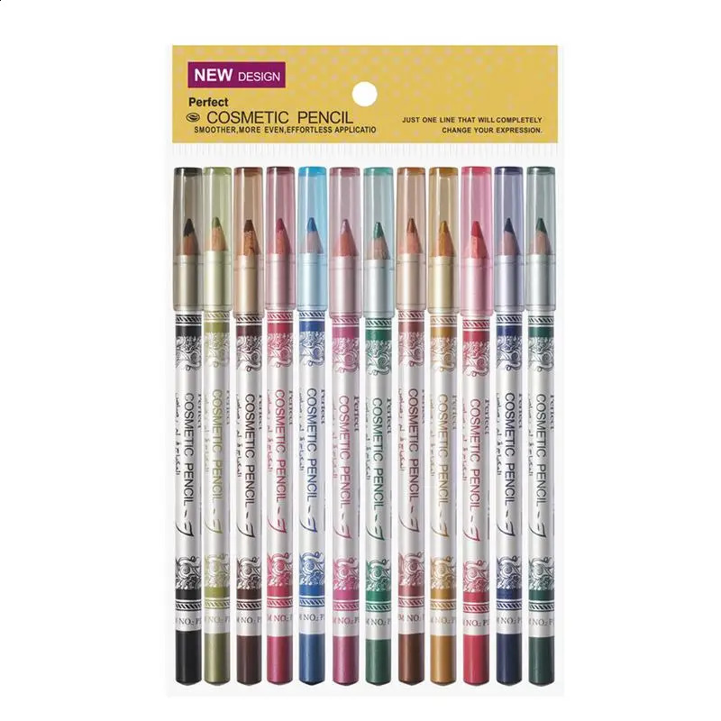 12 Color Professional Wood Lip Liner Waterproof Lady Charming Lip Liner Pencil Makeup Womens Long Lasting Cosmetic Tool 241017