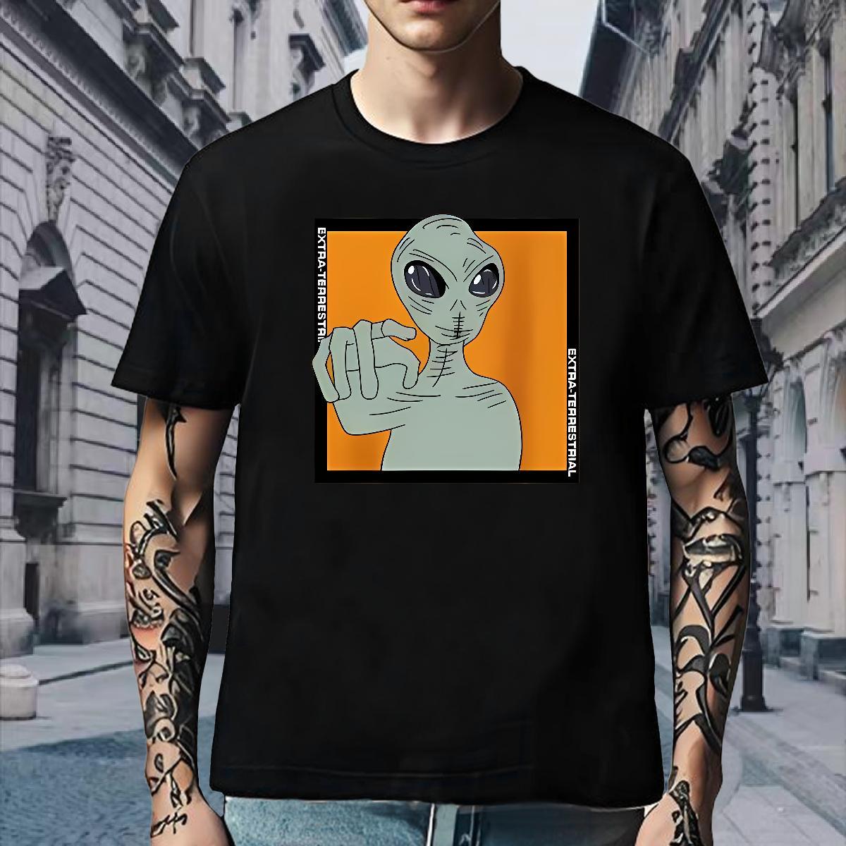 Classic T shirt 230g Cotton ET Sport Black Oversized Breathable Men Tshirts 2024 Designer Wear