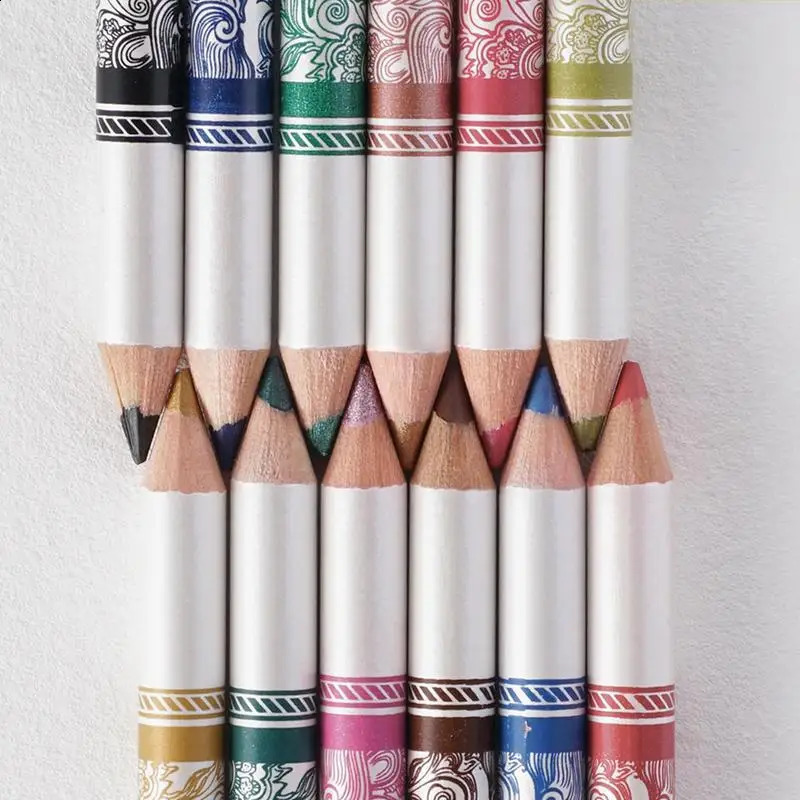 12 Color Professional Wood Lip Liner Waterproof Lady Charming Lip Liner Pencil Makeup Womens Long Lasting Cosmetic Tool 241017