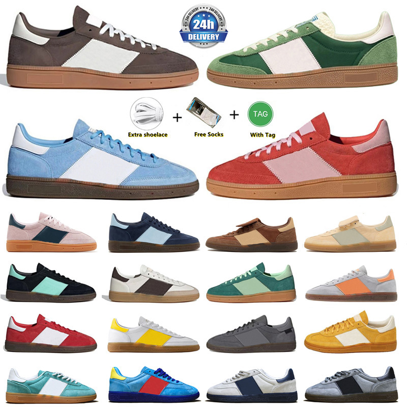Designer Handball Casual Shoes Navy Gum Clear Pink Arctic Night Core Black Shadow Red Light Blue Preloved Green women men trainers Sneakers platform shoe