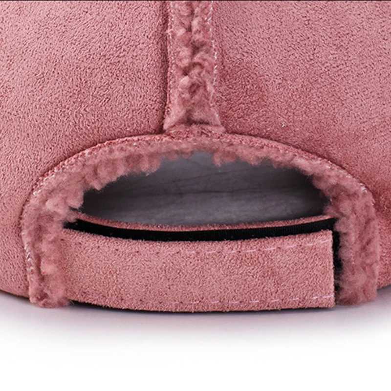 2022 Autumn Men Women Winter Hats Baseball Cap Warm Adjustable Sports Wool Solid Color Baseball Hats for Kids Fashion Female CapX241018