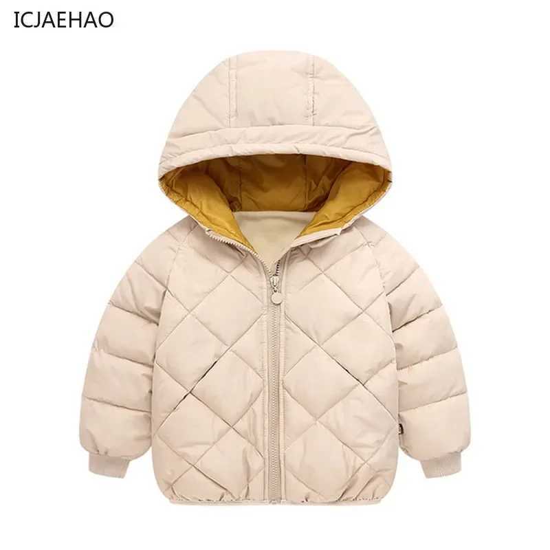 ICJAEHAO Mens Jacket Childrens Zipper Jacket Childrens Hooded Jacket Warm Womens Jacket Fashionable Clothing Paired with Winter M241018