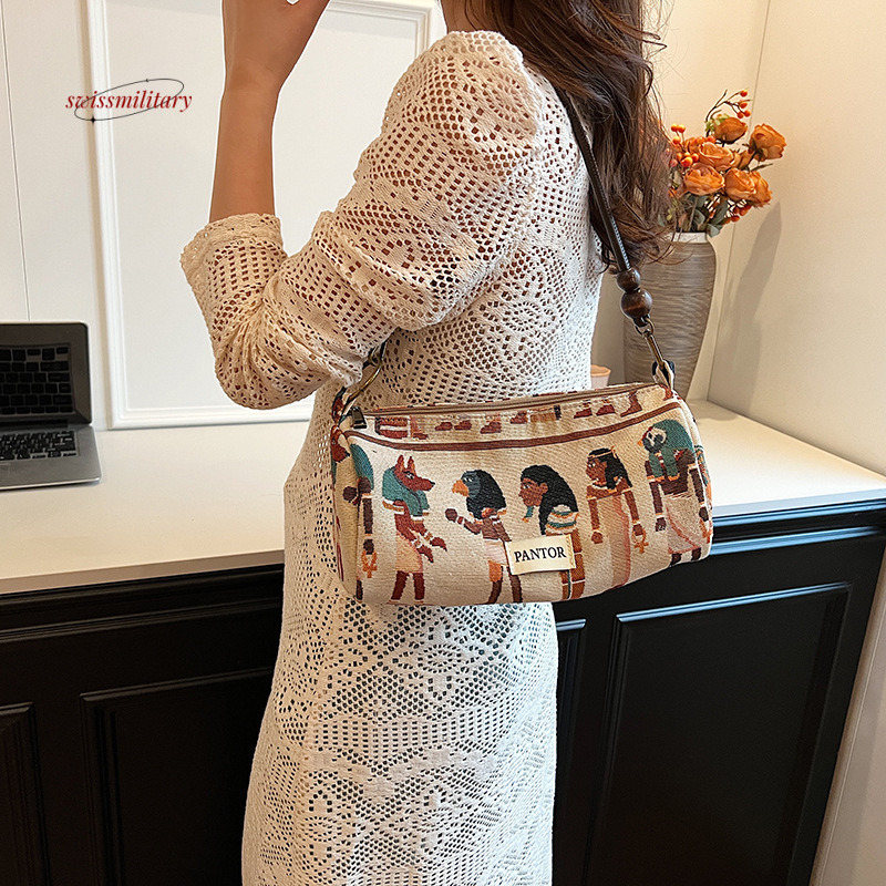 Tribal Personalized Small Fun Pharaoh Handbag Bohemian Style Shoulder Casual Underarm Bag #21 swissmilitary