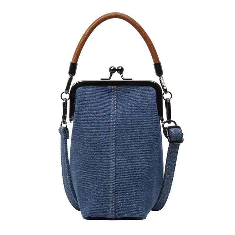 Phone Mobile Fashion Denim Crossbody Bags Sweet Commuter Female Tote Versatile Shoulder Portable Women Exquisite Mini Bag
