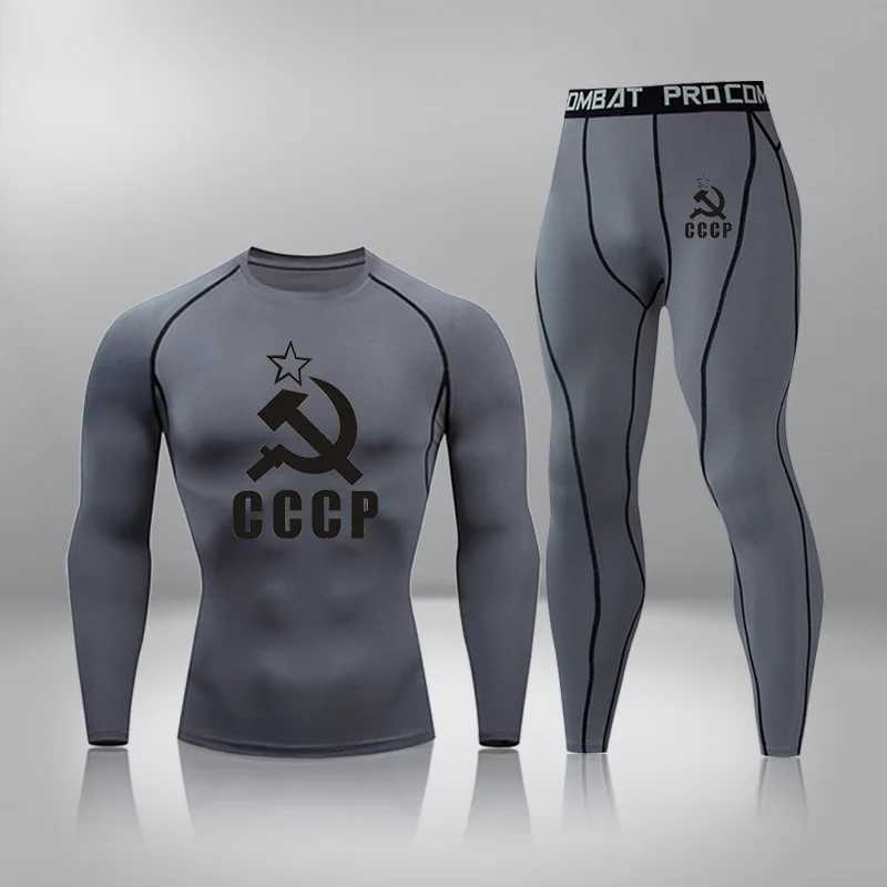 Men's Thermal Underwear Hot Selling High New Tights Base Layer Thermal Clothing Thermal Underwear Compression Men Long Johns Winter Thermal Under