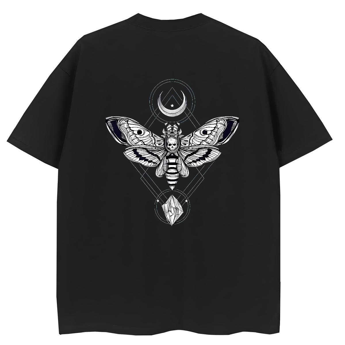 Casual New Womens T Shirts 230g 100% Cotton Short sleeve Soft Sports Street Wear skull Women Tees Female Anime Clothes