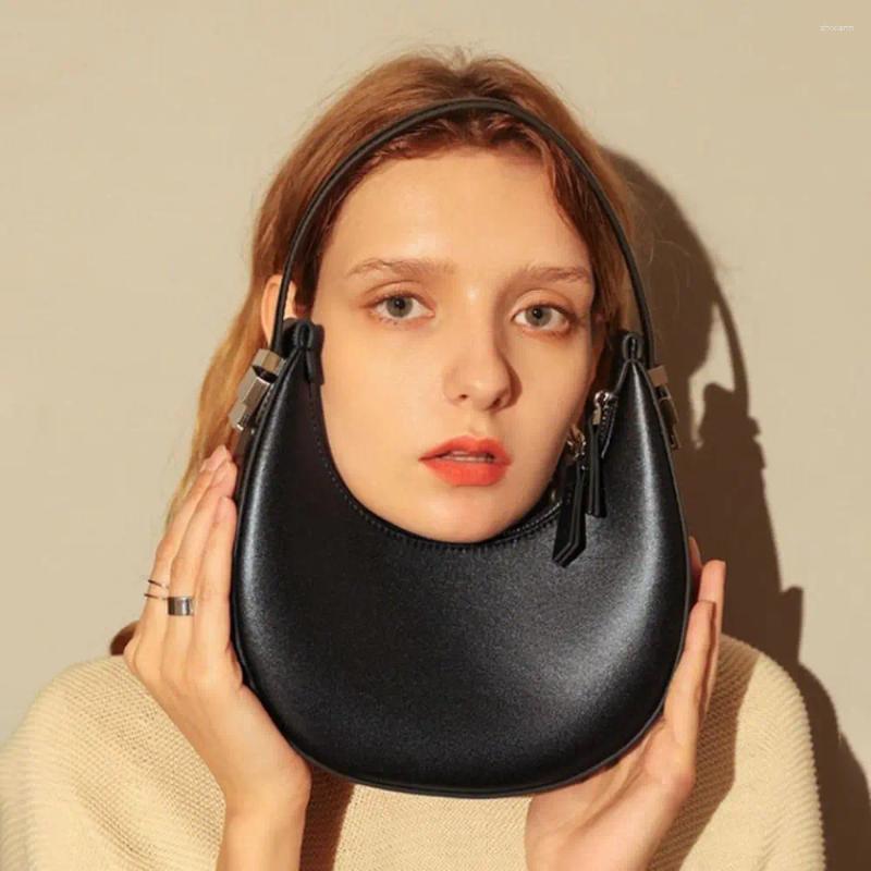Free Shipping Shoulder Bags High-end Armpit Handbag Purse Tote Minimalist Style Half-moon Bag PU Leather Women's Designer Bag Luxury Bag Tote Bag