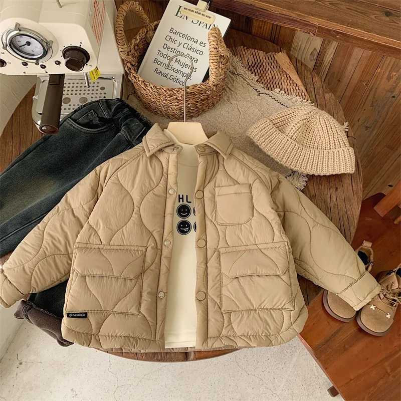 Boys outerwear cotton windproof jacket perfect warm and thick spring and autumn high-quality childrens clothing M241018