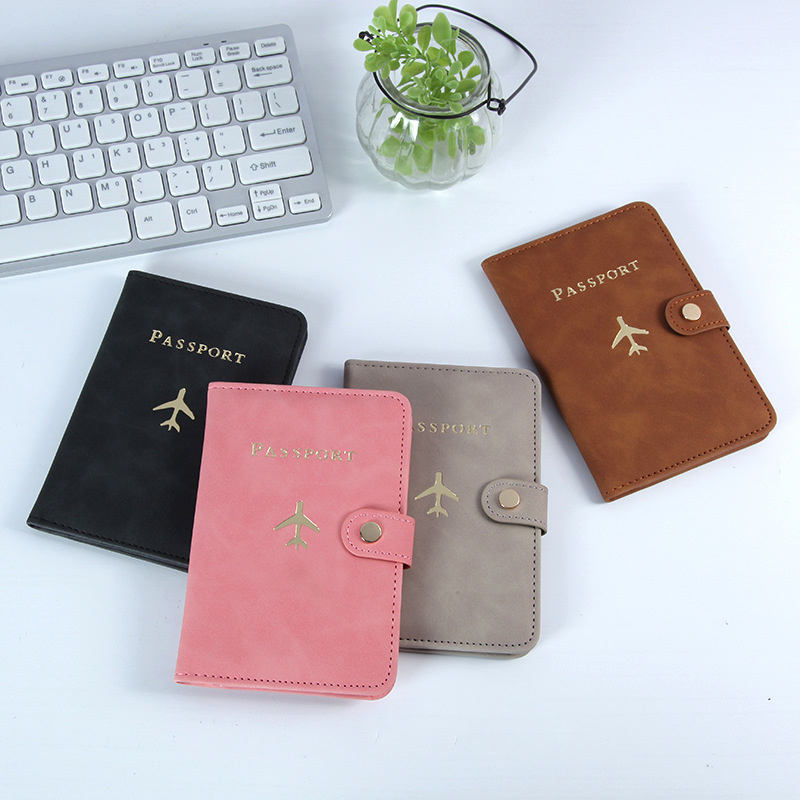 Passport Holder Cover Classic Travel Wallet Card Holder Pu Leather Wallets for Business Style