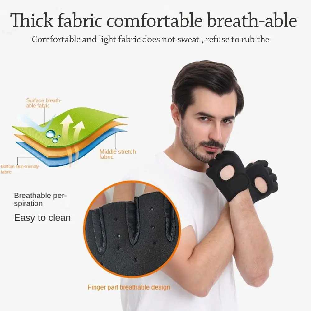 Weight lifting gloves Half finger breathable non slip gel pad fitness training dumbbell gloves Womens fitness glovesW241018