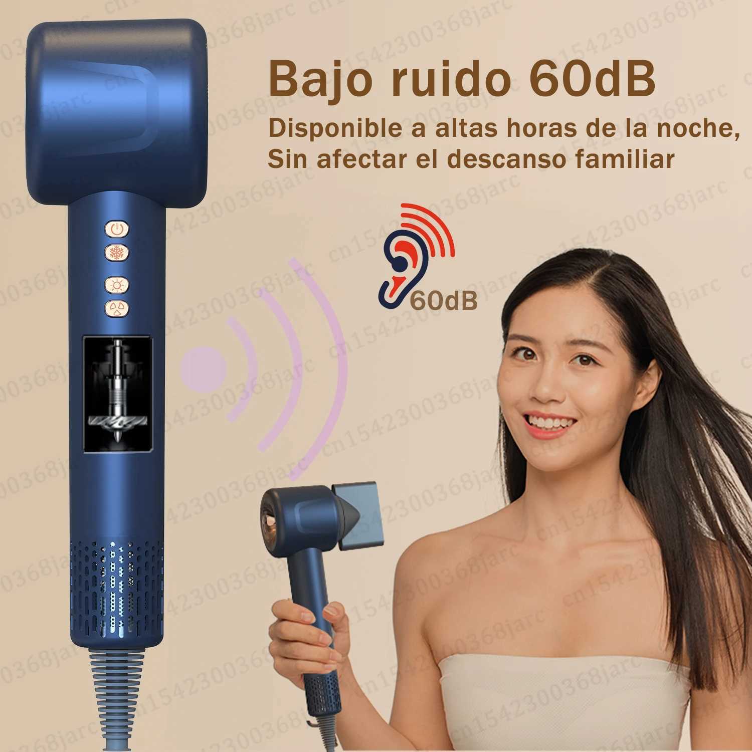 Professional super hair dryer negative ion fast drying non-woven fabric hair dryer salon household appliances constant temperature hair care W241125