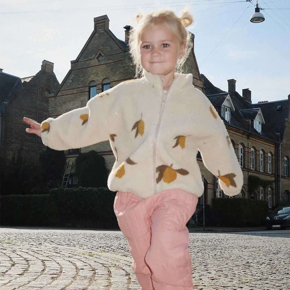 Winter KS Childrens Cotton Cashmere Coat Womens Embroidered Coat Mens Wool Jacket Childrens Clothing M241018