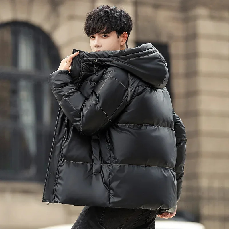 Winter White Duck Down Mens Hoodies Puffer Jacket Casual Warm Male Windproof Ski Coats 241018