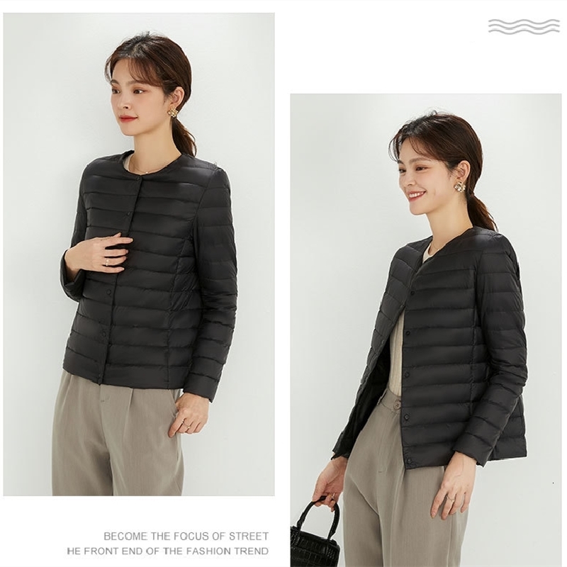 Top Grade 90% White Duck Down Women Ultra Lightweight Packable E Jackets 2023 New Autumn Winter Keep Warm Puffer Coats