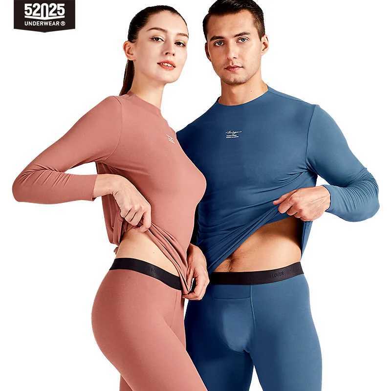 Men's Thermal Underwear 52025 Men Thermal Underwear Women Thermal Underwear Traceless Seamless Thin Base Underwear Viscose Long Johns High Collar