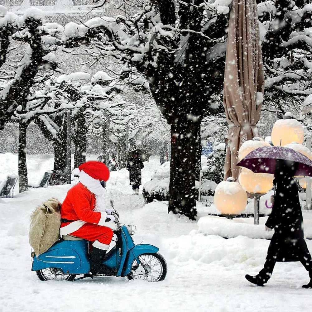 BeanieSkull Caps Interesting Santa Claus bicycle helmet Christmas motorcycle helmet cover plush Christmas hat Santa Claus racing hat Merry Christma Y2