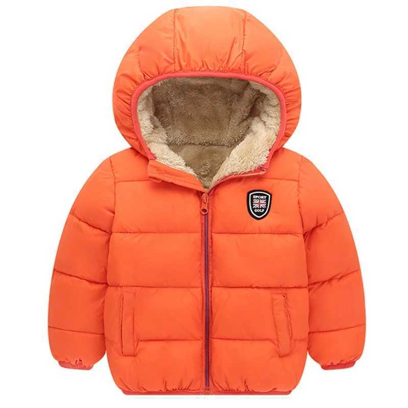 Baby Boy Hoodie Winter Warm Thick Velvet Jacket Girls Preschool Childrens Coat Childrens Coat Spring Candy Color 2 4 6Y M241018